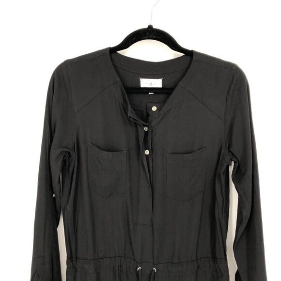 LOU & GREY Drawstring Shirt Dress - Picture 4 of 8